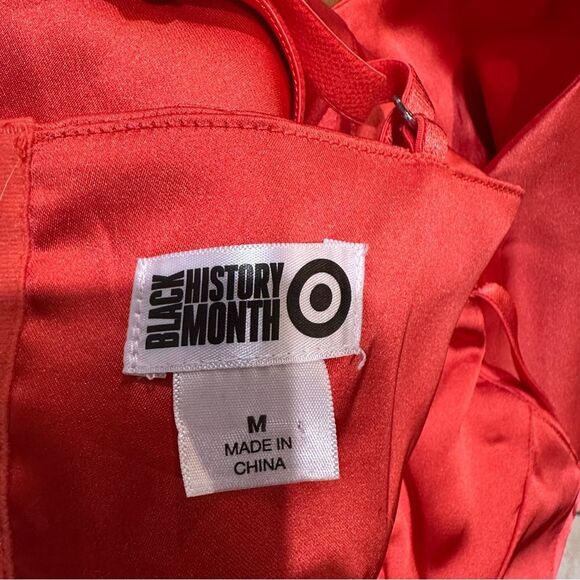 Target Black History Month Exclusive – Red Satin Corset Top - Picture 7 of 8